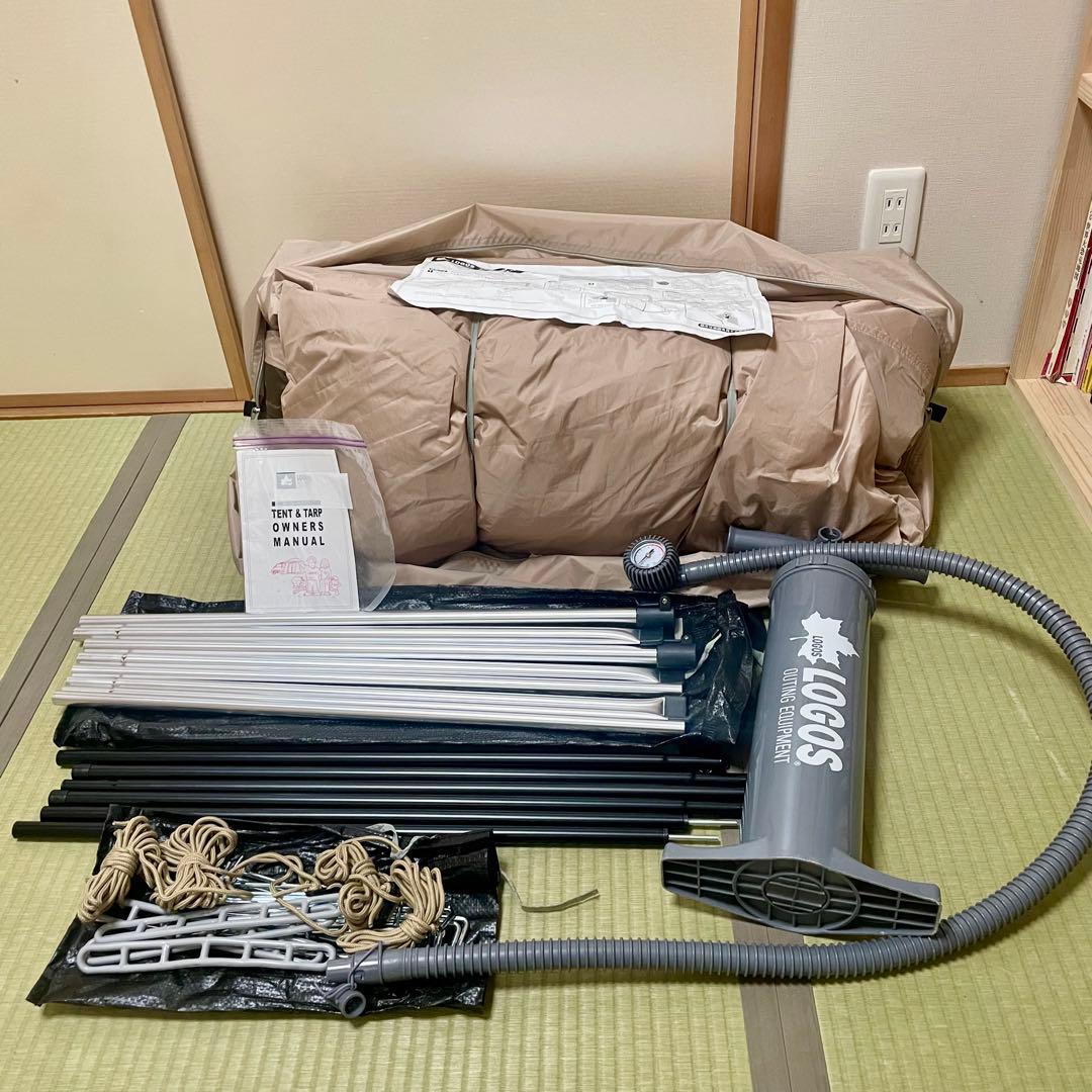 【美品】 ロゴス LOGOS エアマジック カーサイドルーム　カーサイド テント