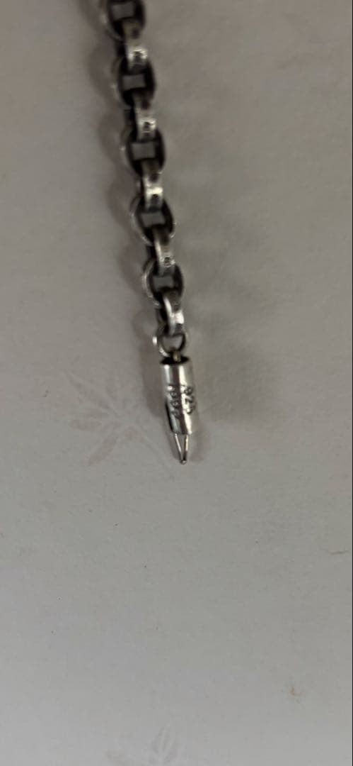 chromeherts クロムハーツ　ペーパーチェーンブレス　7インチ