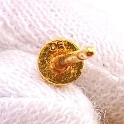 ルイヴィトン ブックル ドレイユ・ブルーミング ピアス モノグラム ゴールド