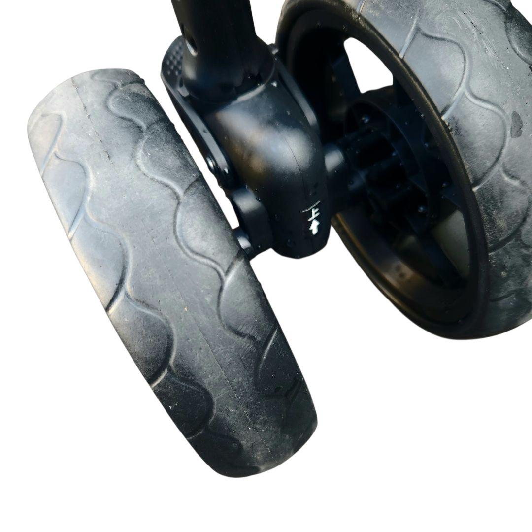 二人乗りベビーカー　KATOJI　直営店限定カラー:ブラック　レインカバー付き