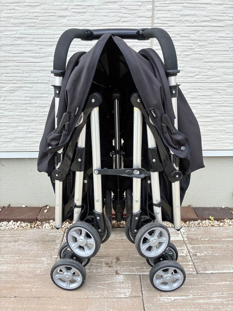 コンビ ツインスピン 双子 ベビーカー combi twin spin ２人乗り