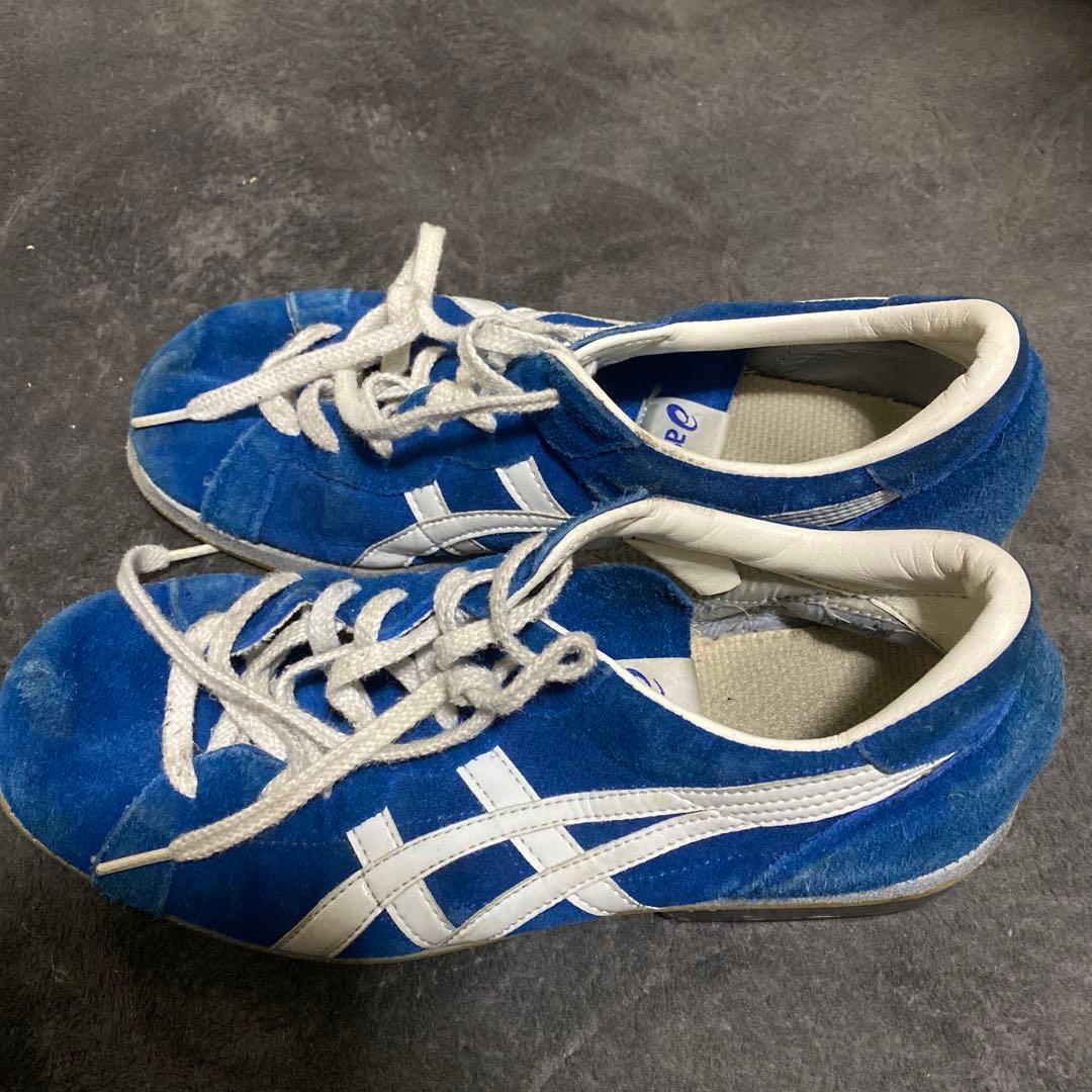 ASICS ウエイトリフティングシューズ25.5cm 青