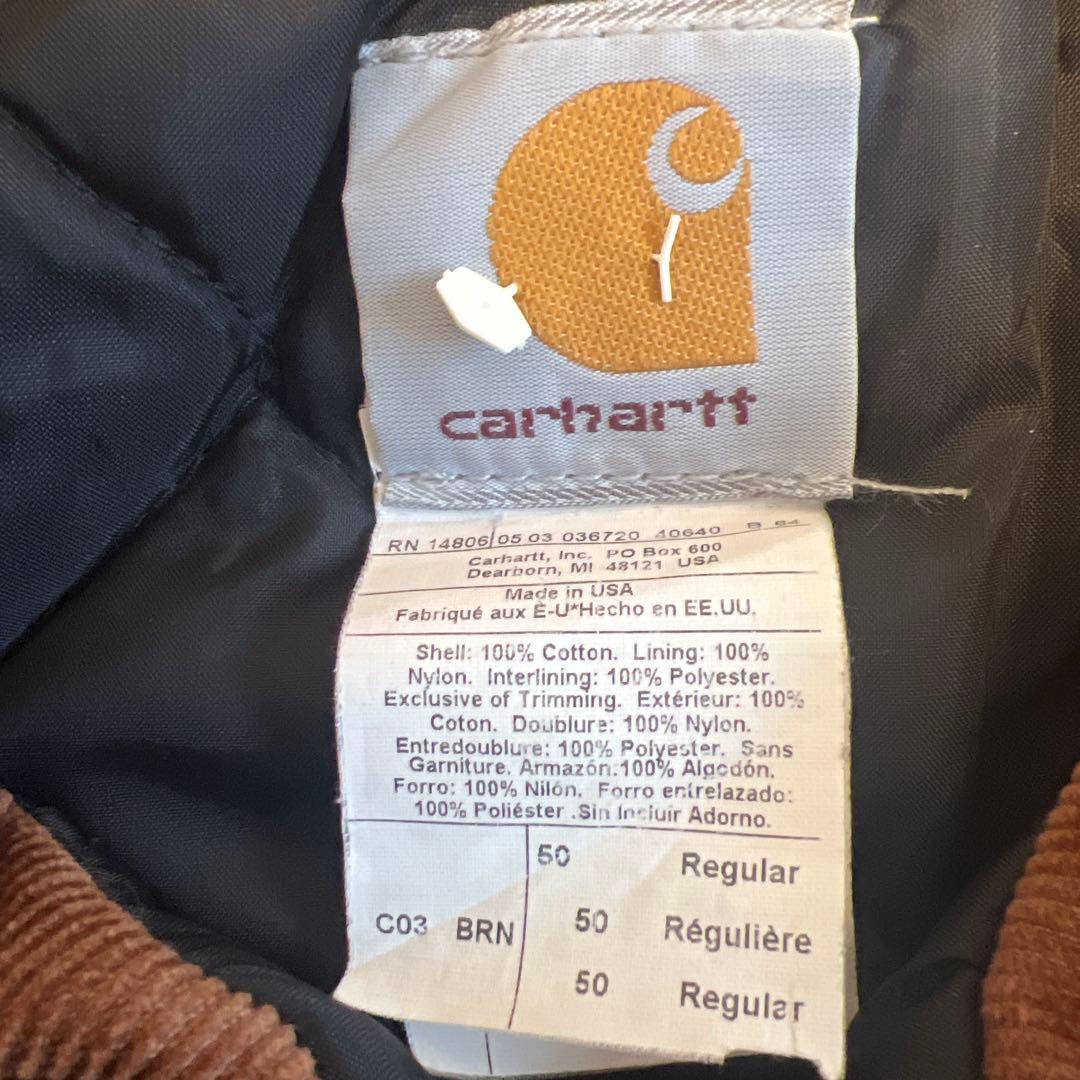 【USA製】Carhartt ブラウンジャケット