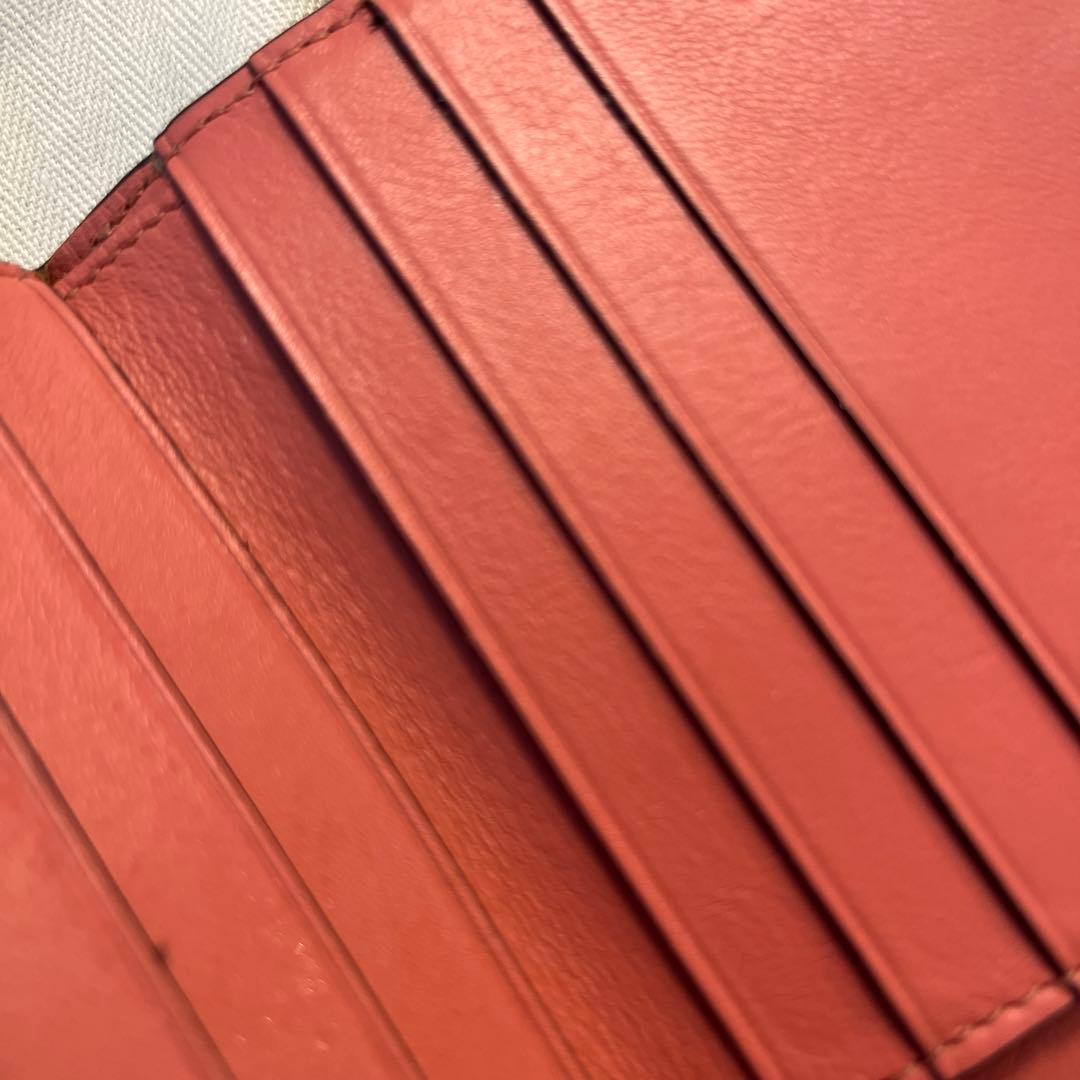 ロエベ　コンパクト ジップウォレット　ソフトグレインカーフ