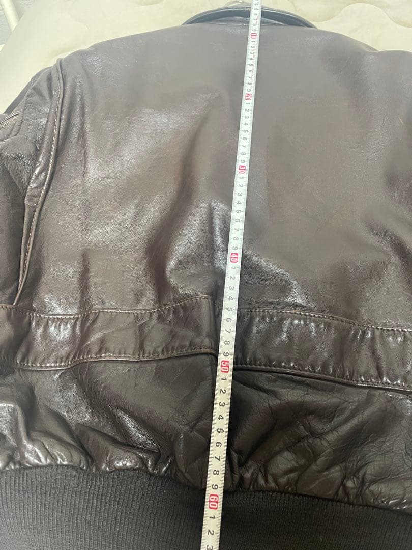 d*9様 SCHOTT ダークブラウン レザーアウター