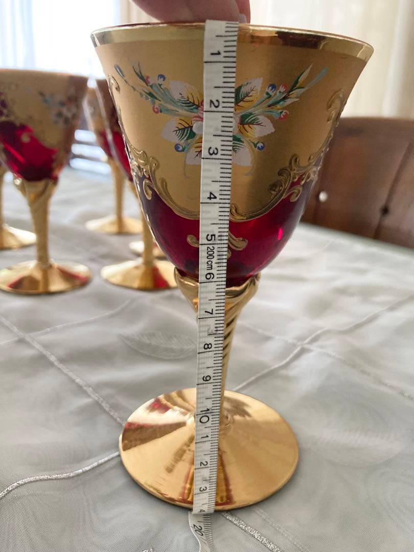 ベネチアングラス　ヴィンテージワイングラス