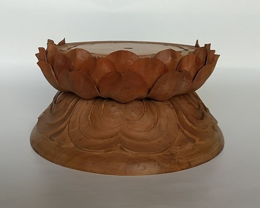 円台座のみ #490 ◆白檀 木彫 仏像