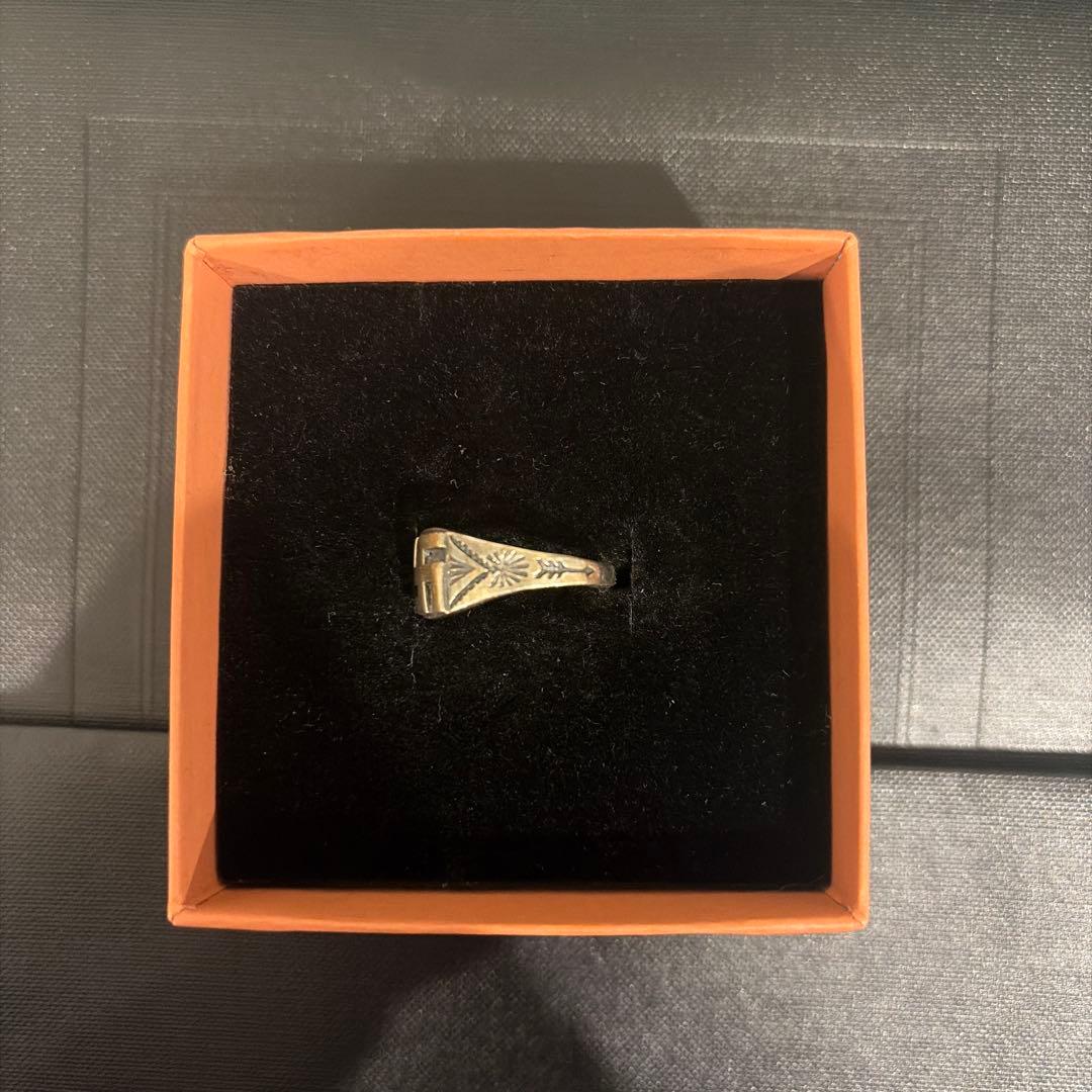 卍　リング　指輪　シルバー925 スワスティカ模様リング　約18号