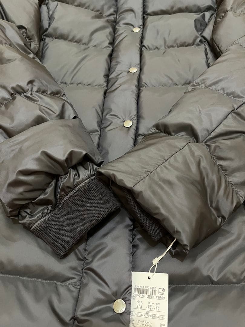 23区新品【洗える】シレータフタ ショート ダウンコート34