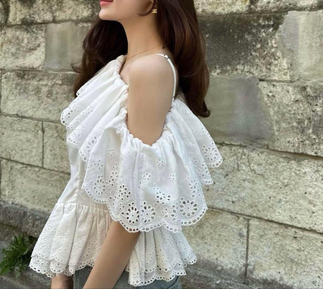 トップス Bibiy COLENNE RUFFLE TOP