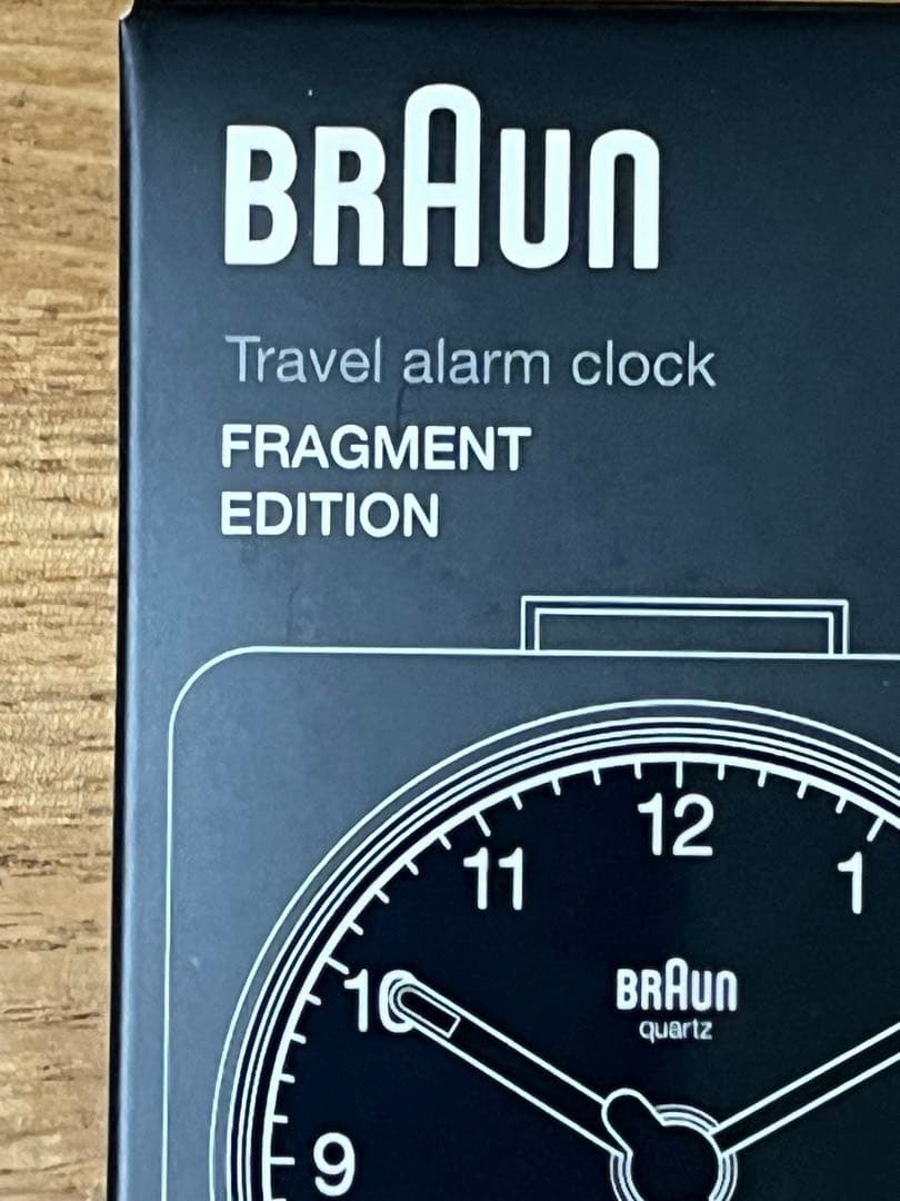 BRAUN fragment travel alarm clock 時計 置時計