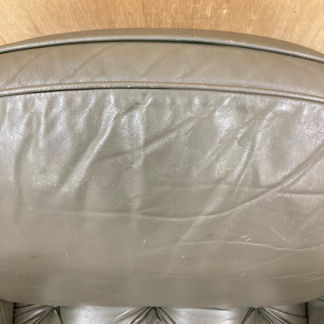 【マルニ】ベルサイユ　本革　アームチェア 1人掛けソファ　シングルソファ　A