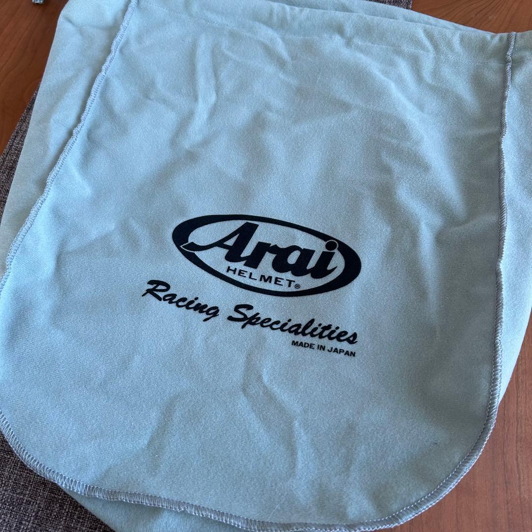 【美品】Arai RX-7X ホワイトXL 新品クリアシールド付き