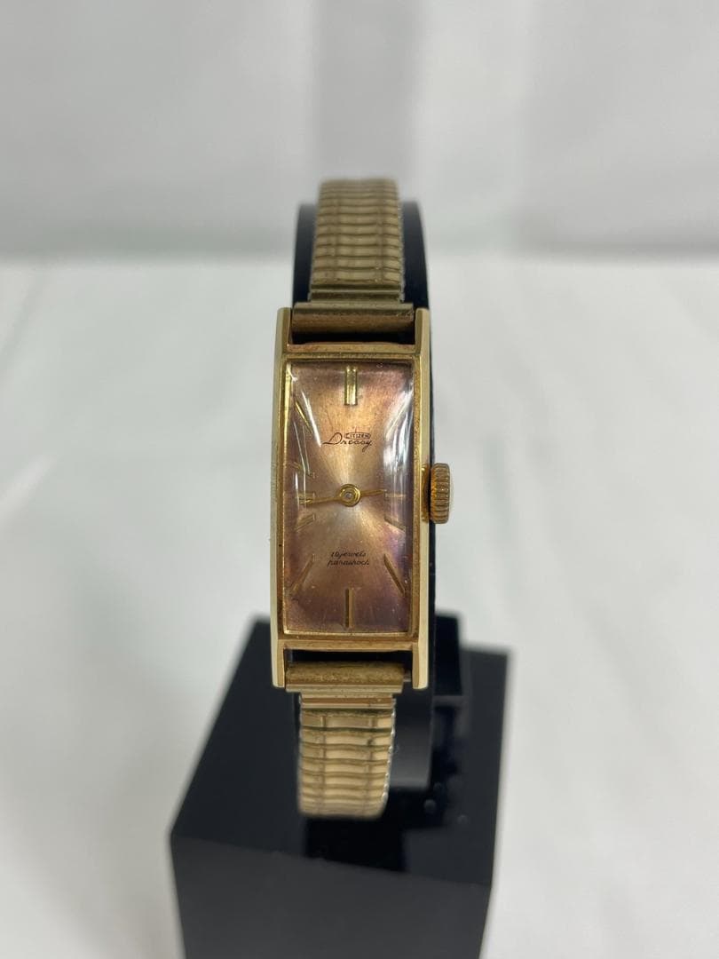 ◆CITIZEN D40104 Dressy K18 腕時計 09255