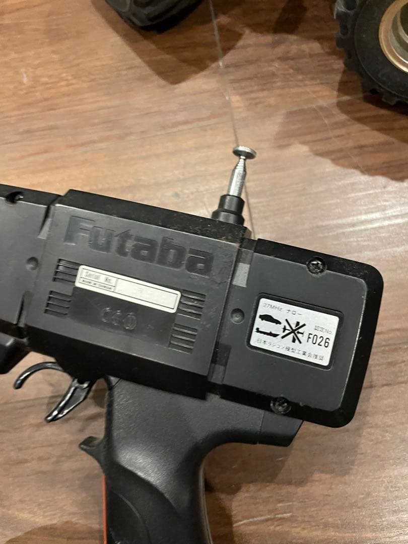 タミヤ？オフロードラジコンカー トリガー式リモコン付き　動作未確認