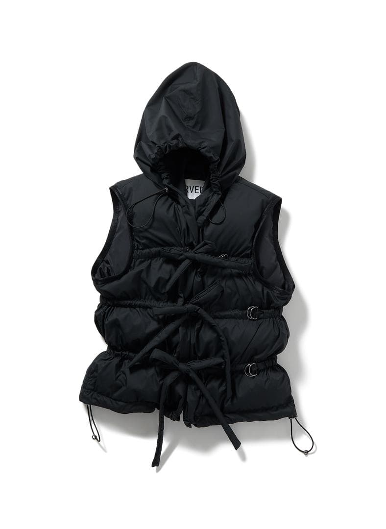 ジャケット・アウター PERVERZE String Multiple Down Vest