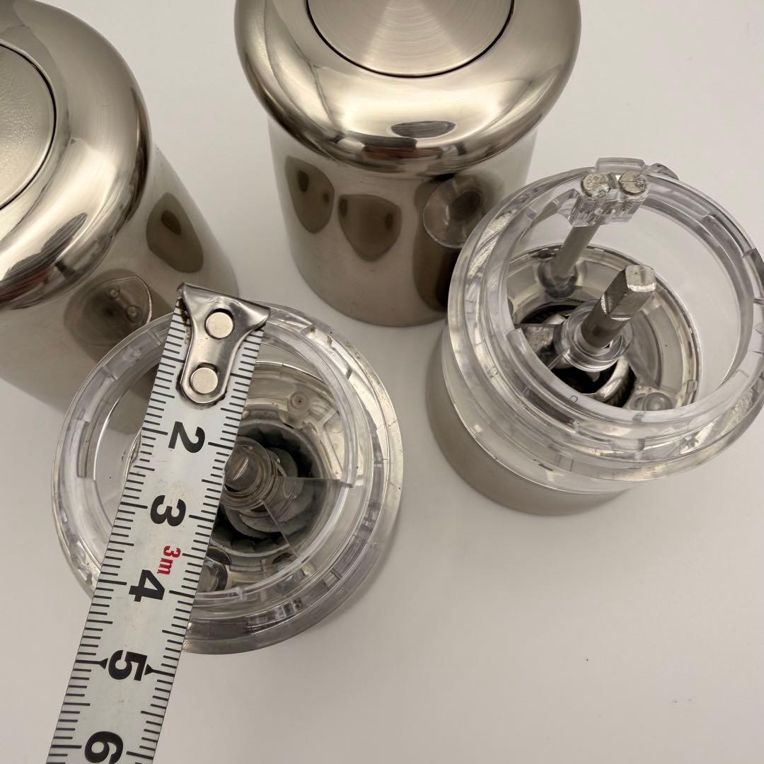 PEUGEOT ペッパー ソルト ミル セット ステンレス スチール プジョー