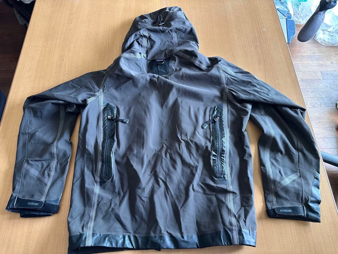 SAGE セージ ウェーディングジャケット グレー Sサイズ (レアな商品)