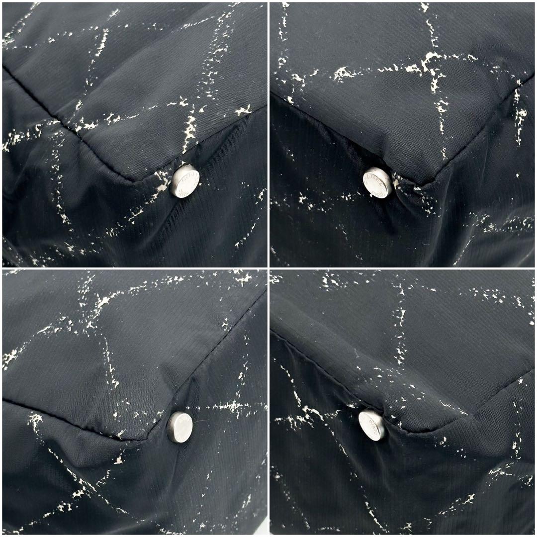 シャネル トラベルライン トートバッグ ナイロン ブラック