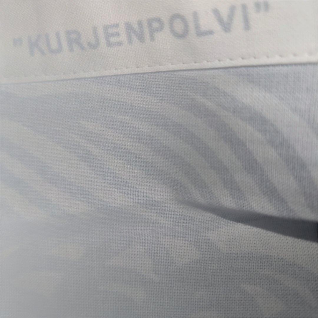 MARIMEKKO KURJENPOLVI グレー (廃番の生地)花柄 カーテン