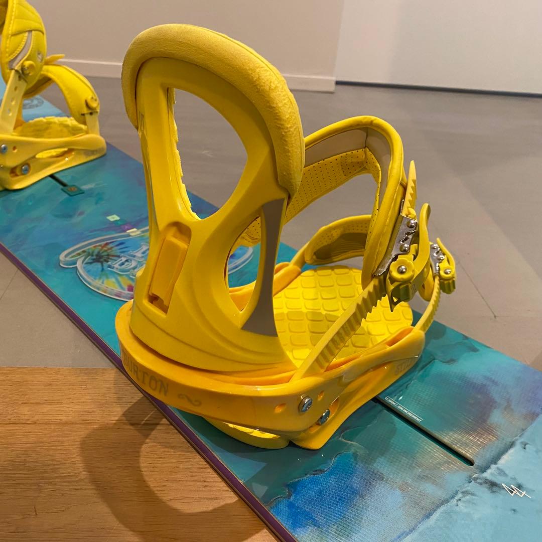 Burton スノーボード 144cm イエロー