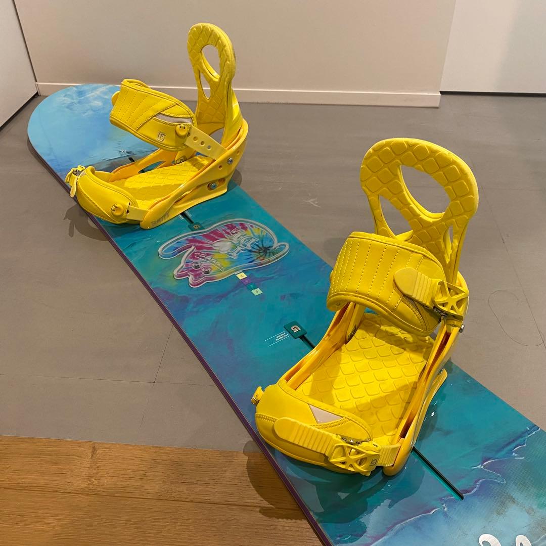 Burton スノーボード 144cm イエロー