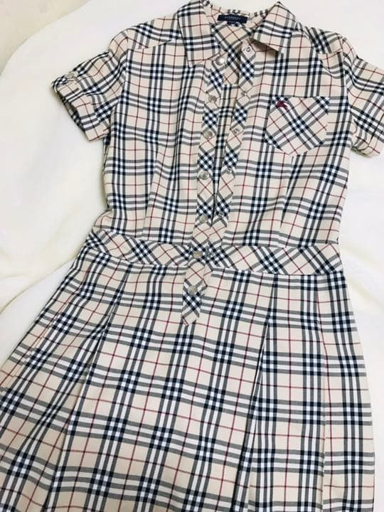 バーバリー　チェックワンピース