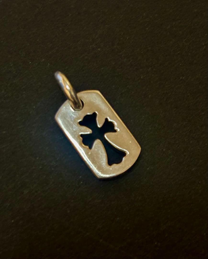 ル*リ様 クロムハーツ ドッグタグ SV925 刻印鮮明 小傷有 破格