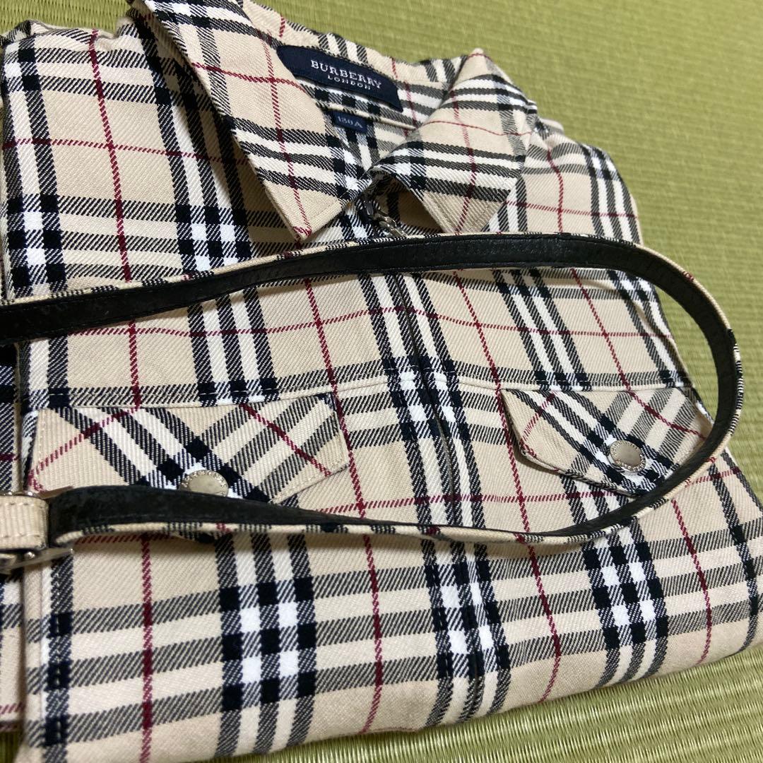 BURBERRY チェック柄 半袖ワンピース 130A
