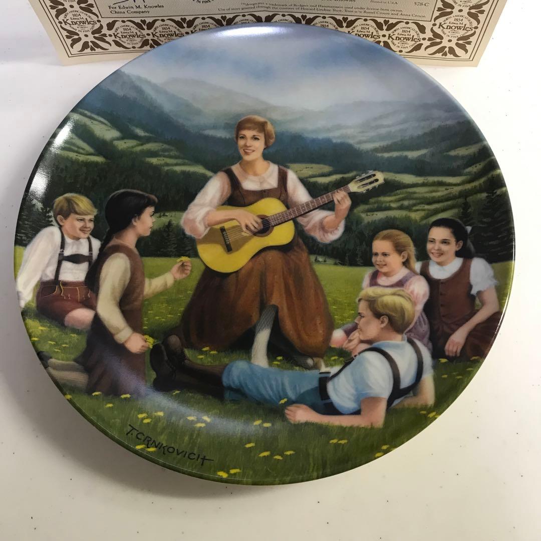 アメリカンアンティーク　米国ノールズ製絵皿サウンドオブミュージック　５枚セット