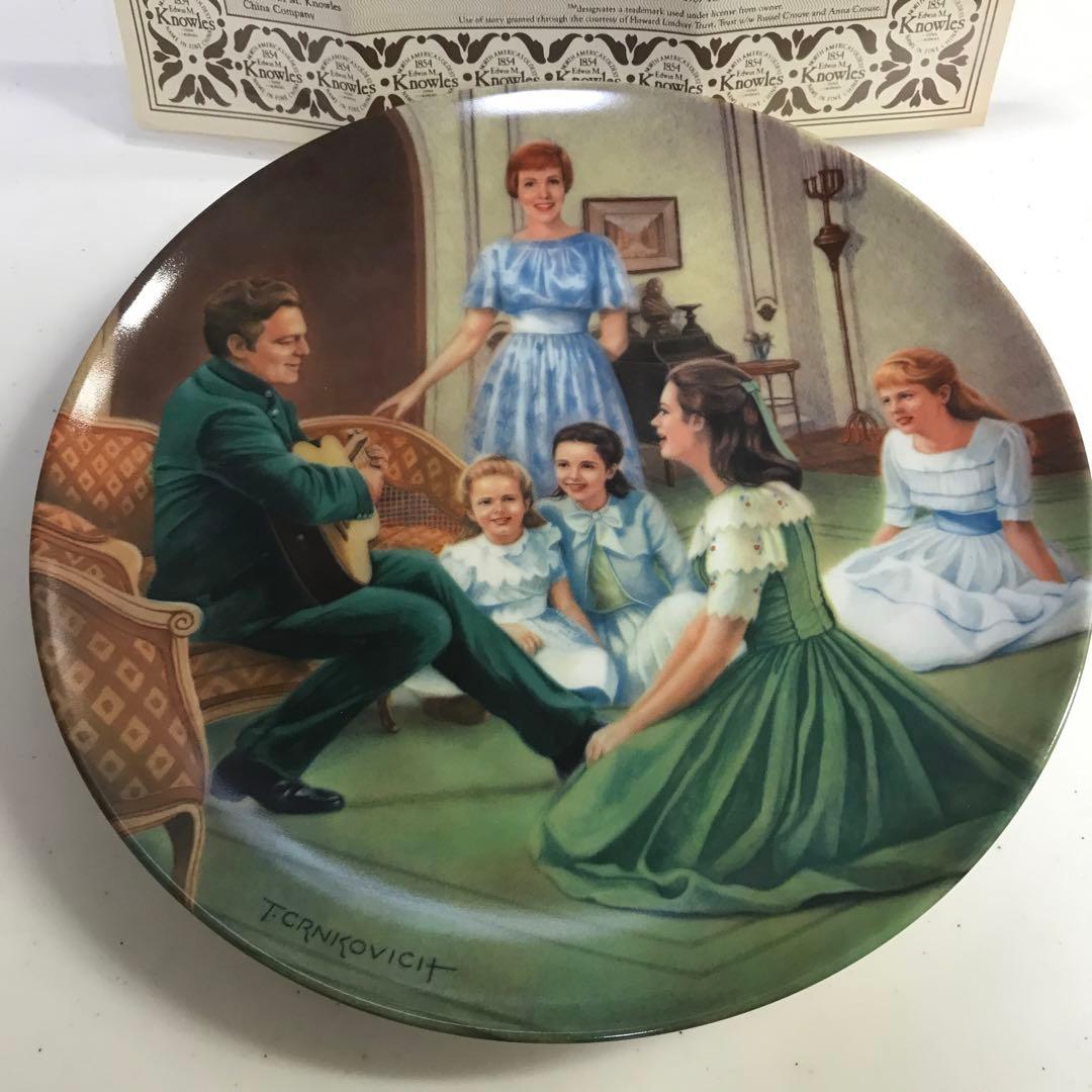 アメリカンアンティーク　米国ノールズ製絵皿サウンドオブミュージック　５枚セット