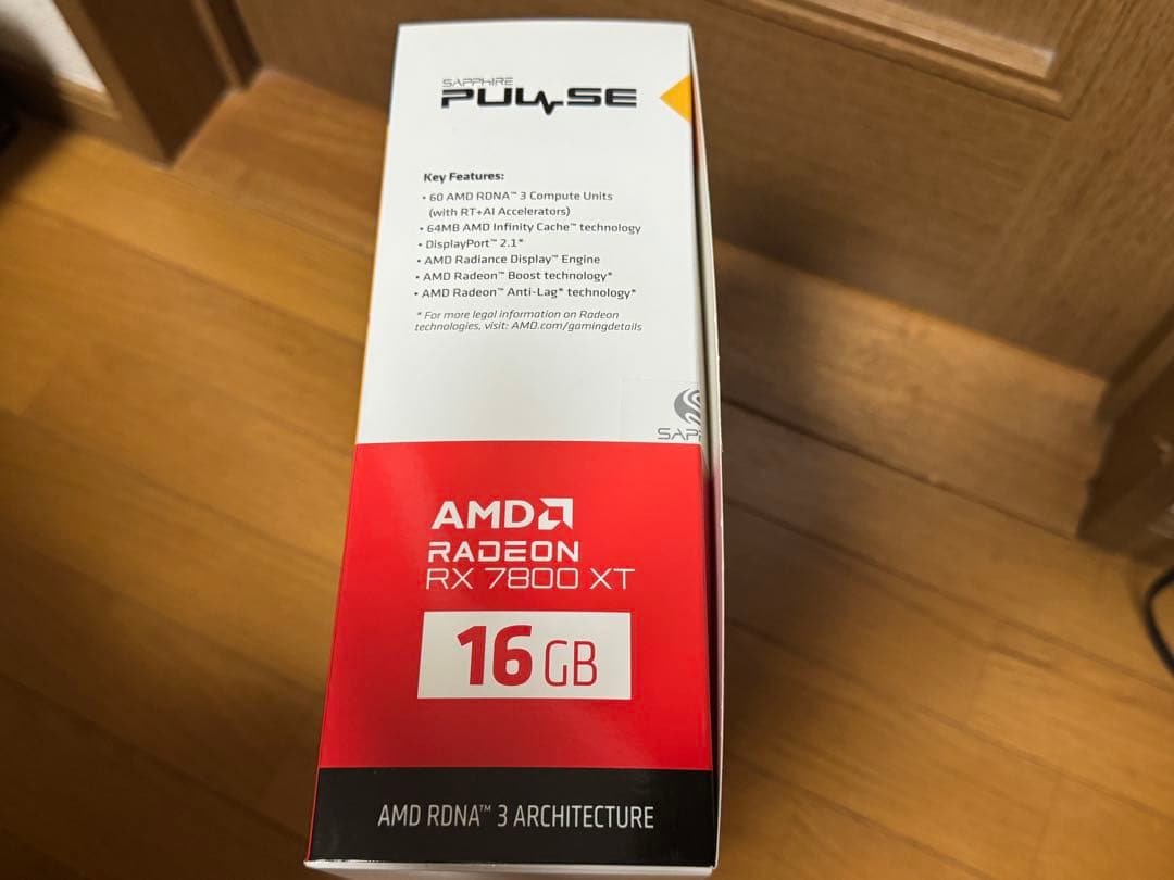 グラフィックボード・グラボ・ビデオカード SAPPHIRE PULSE Radeon RX7800XT 16GB