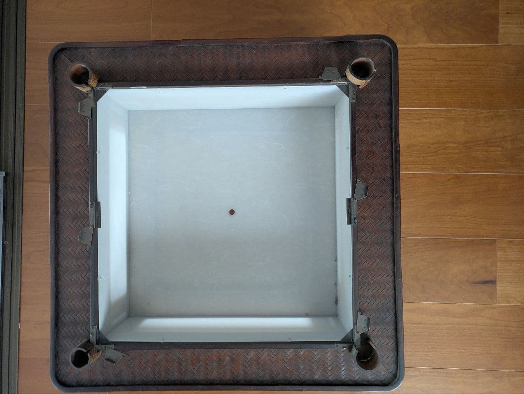 【昭和レトロ】竹製吊り下げ式照明器具　蛍光灯