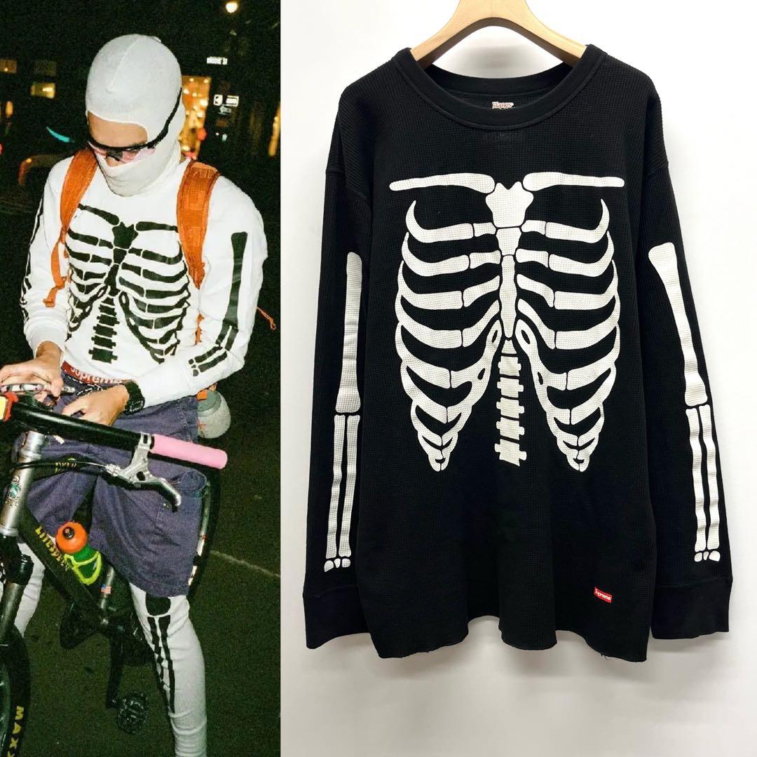 Supreme シュプリーム Hanes ボーンズ サーマル カットソー XL