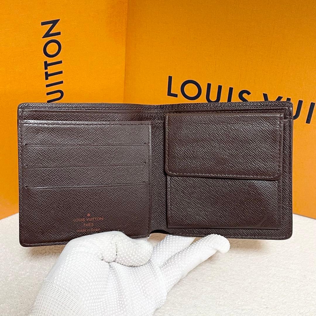 ルイヴィトン ダミエ　ポルトフォイユ マルコ　二つ折り財布
