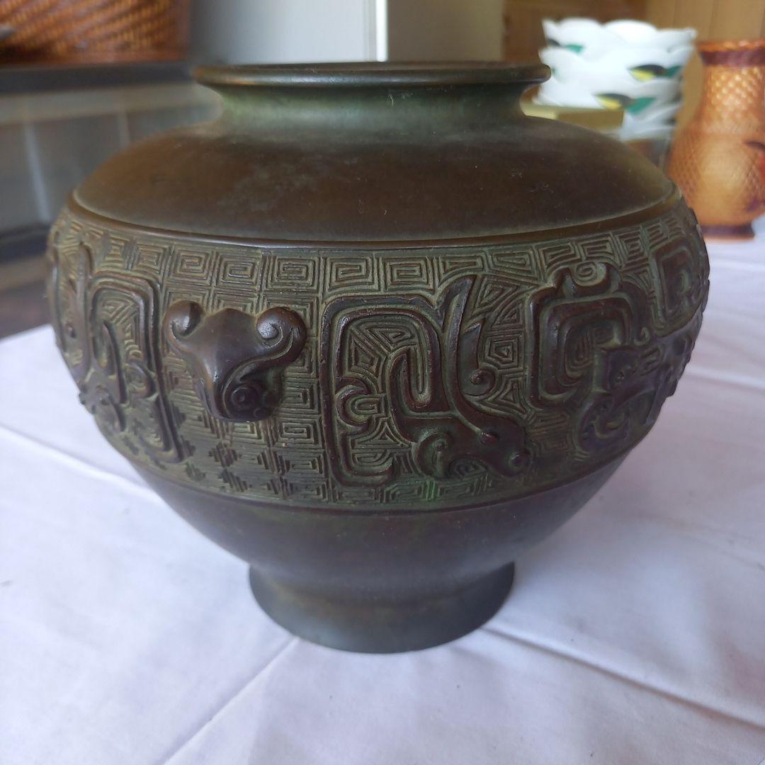 青銅 壺 アンティーク ヴィンテージ