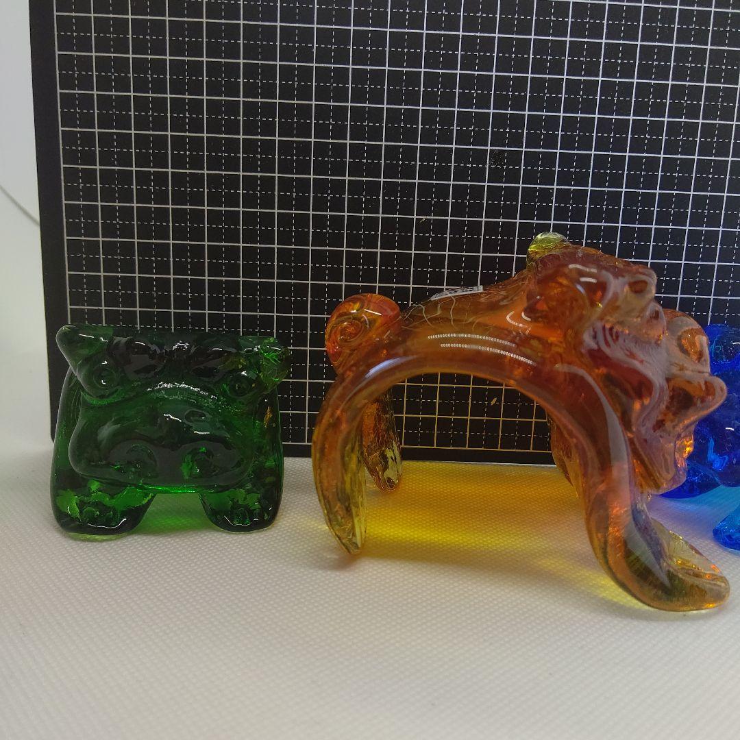琉球ガラス 森のガラス館 シーサー ガラス置物 ガラス細工 沖縄 お土産