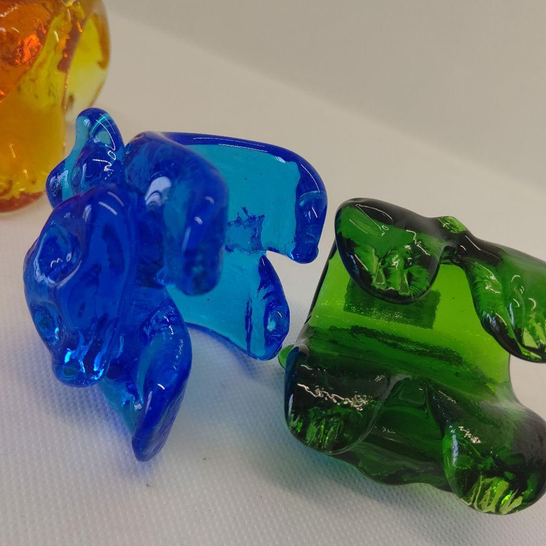 琉球ガラス 森のガラス館 シーサー ガラス置物 ガラス細工 沖縄 お土産