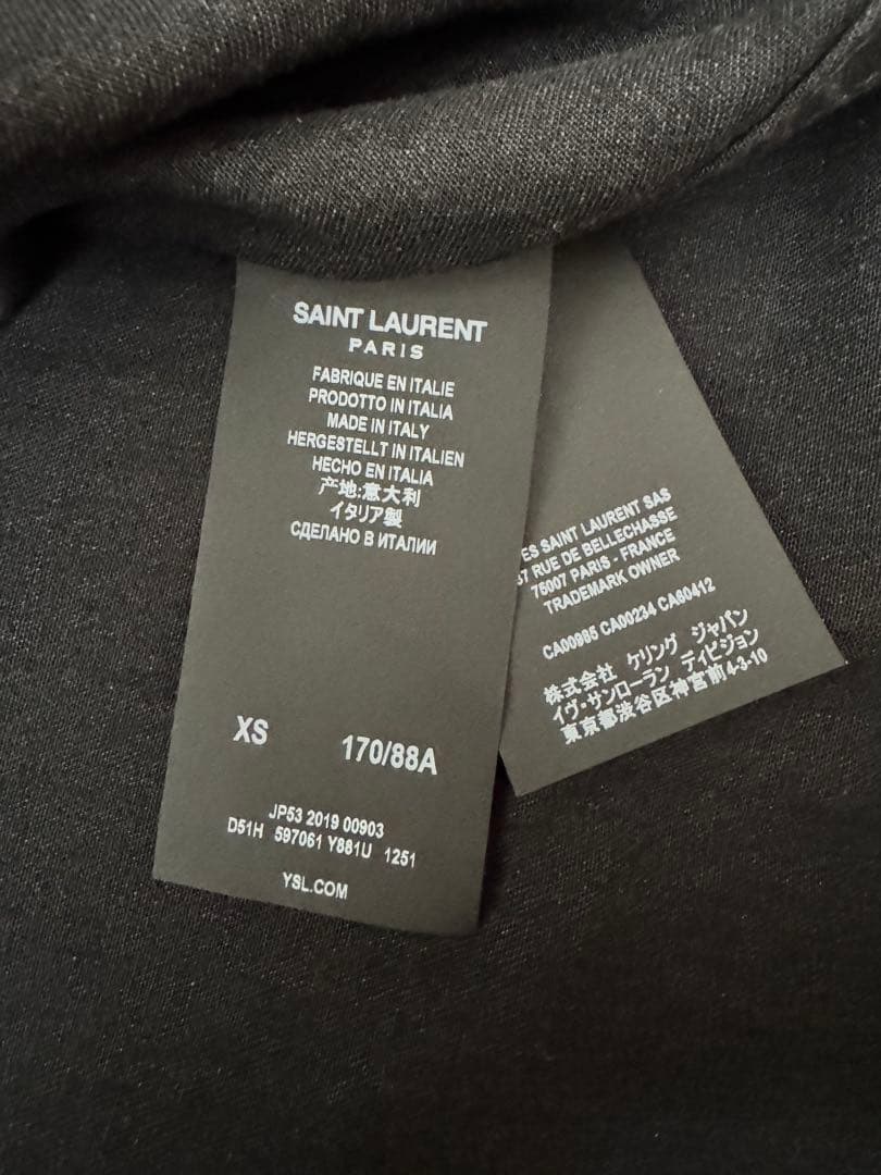 a*a様 saint laurent paris 20SS コーティング　ウエス