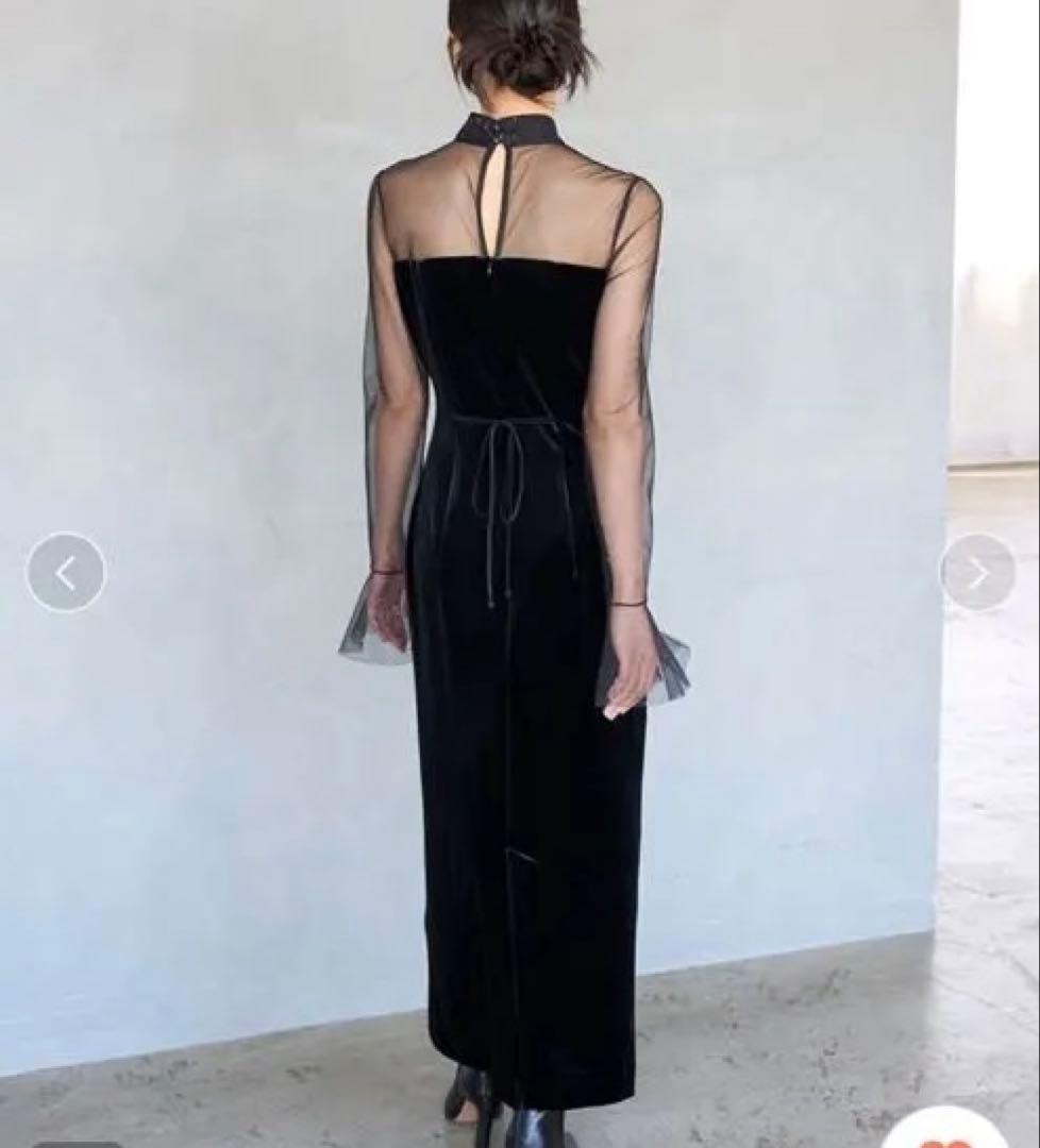 snidel シアードッキングベロアドレス