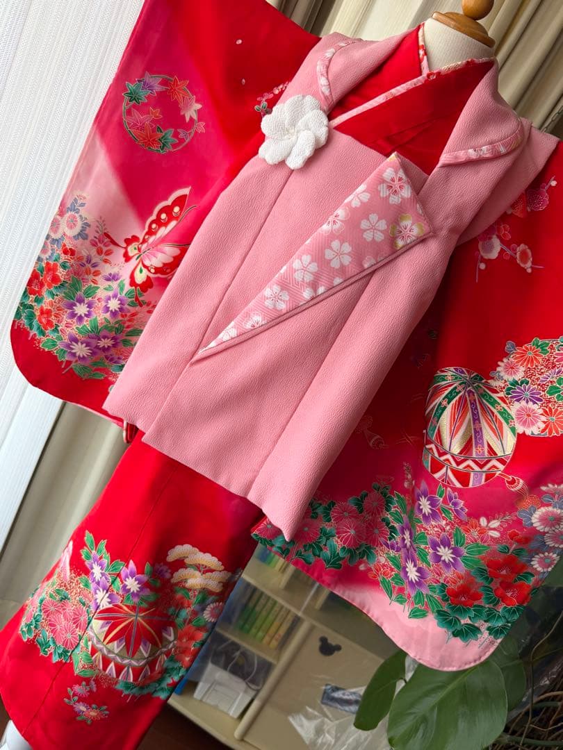 3歳七五三用 着物と被布セット