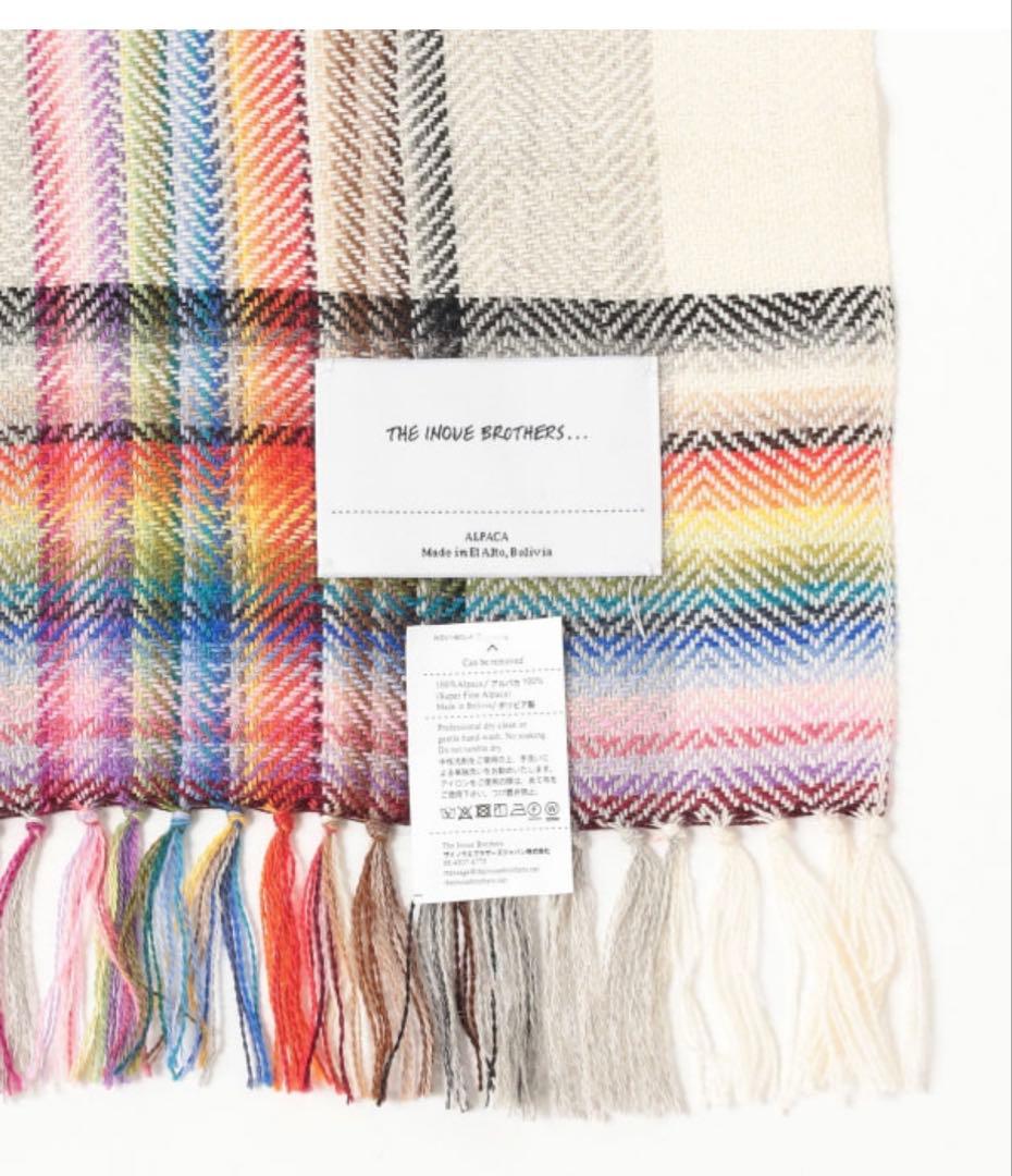 か*ず様 【新品】THE INOUE BROTHERS マルチカラーマフラー