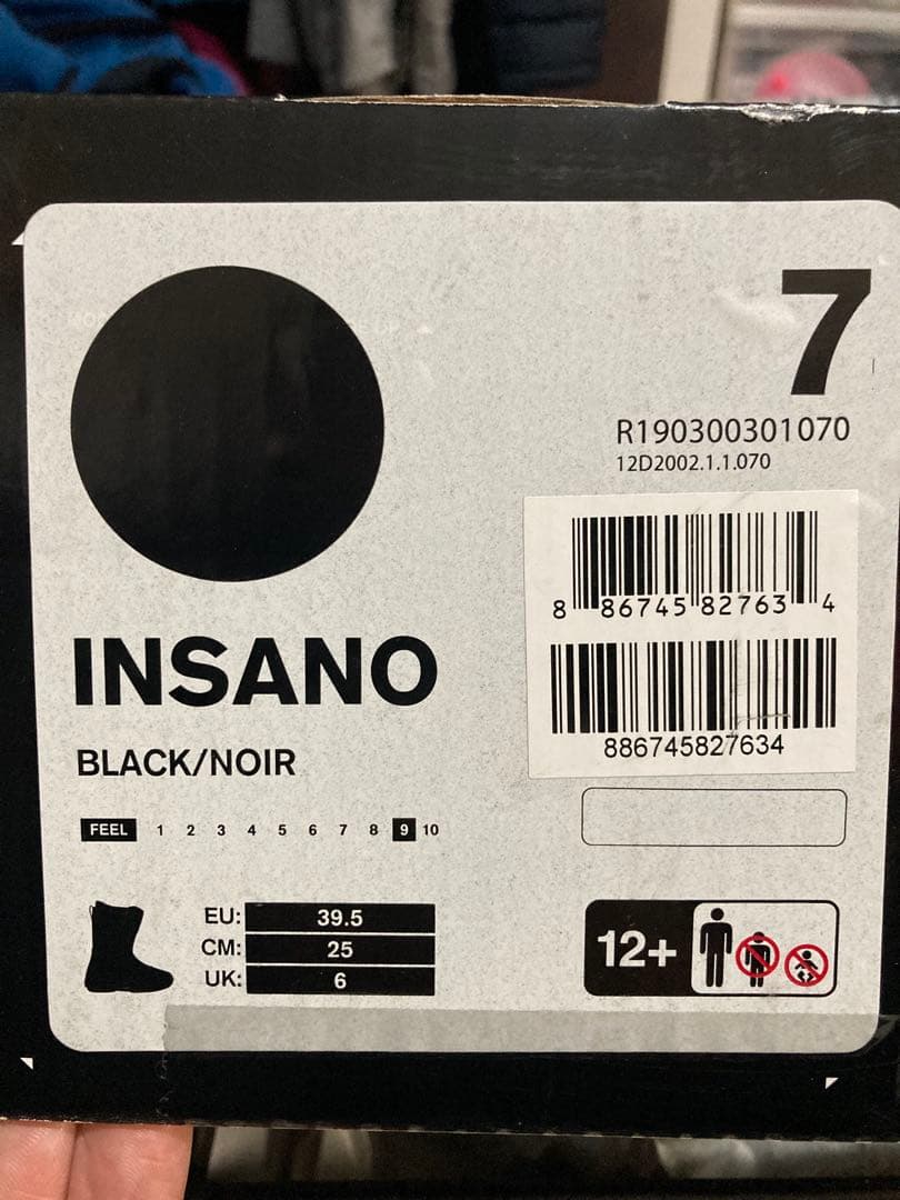 ride ライド　ブーツ　insano 25.0cm