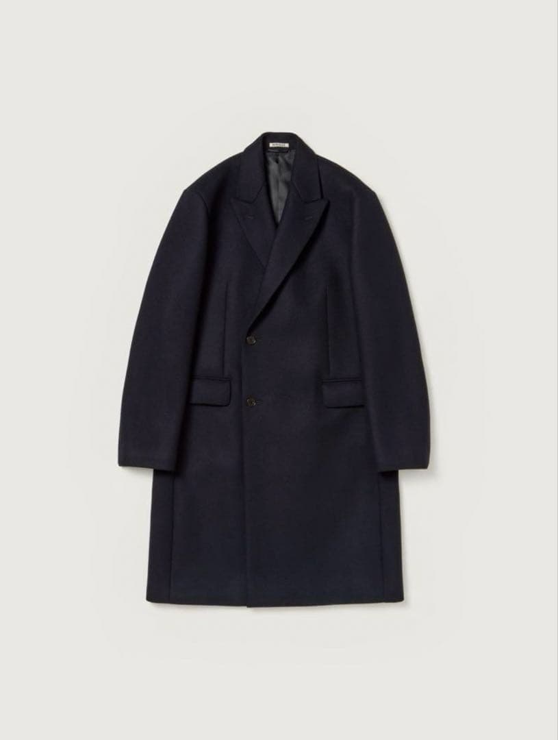 ジャケット・アウター AURALEE SPONGE WOOL MELTON COAT