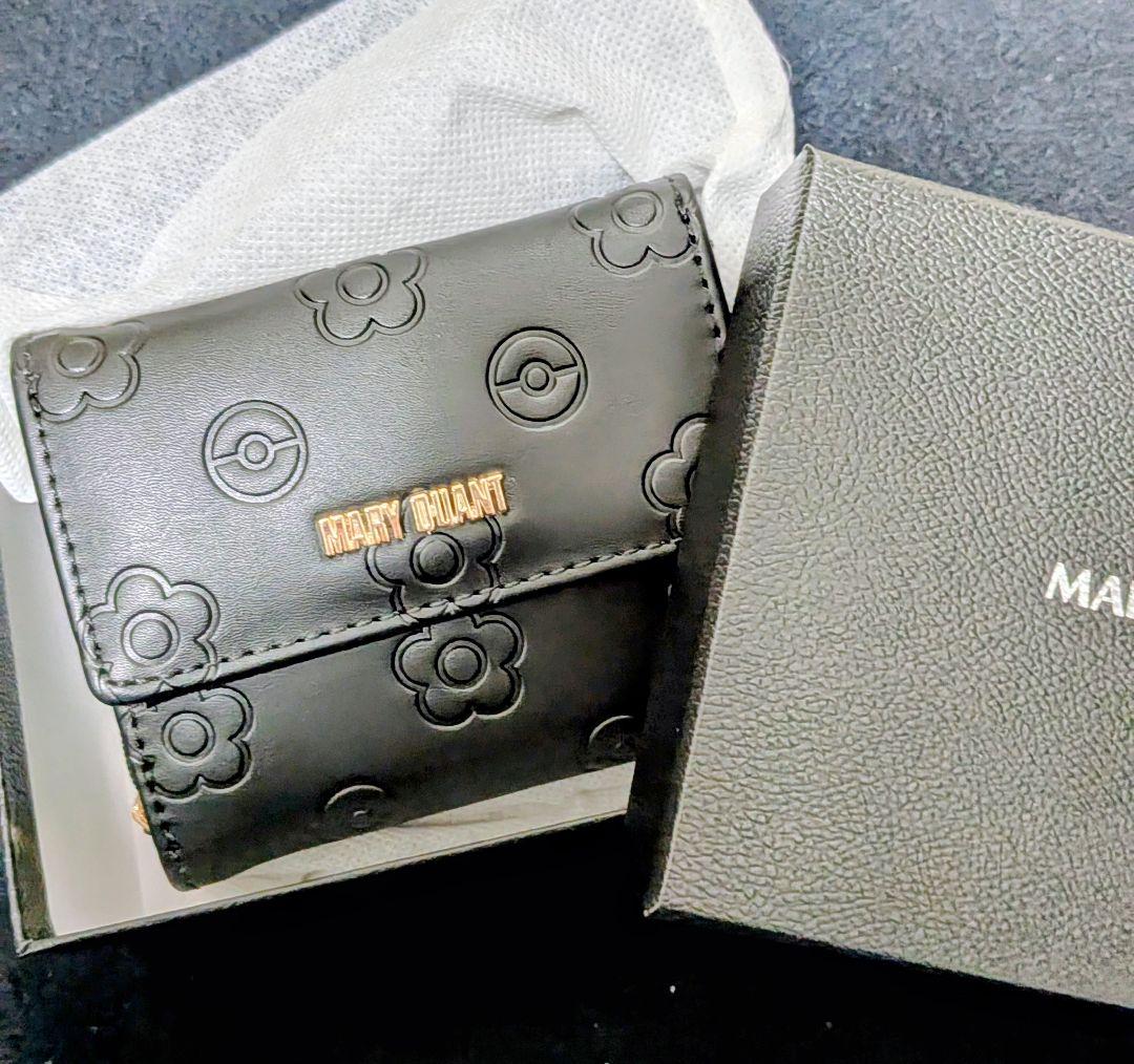 新品未使用 [マリークワント] ポケモンコラボ ミニウォレット 財布 ピカチュウ
