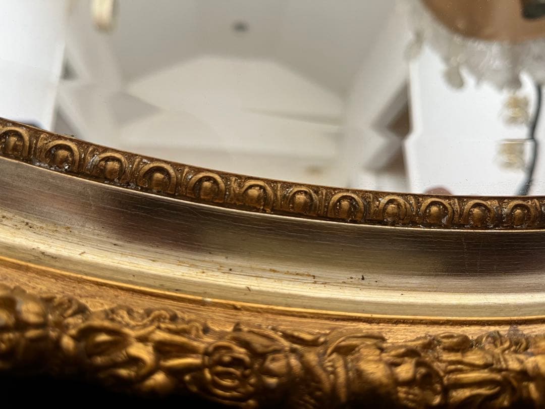 ITALY ウォールミラー ゴールド