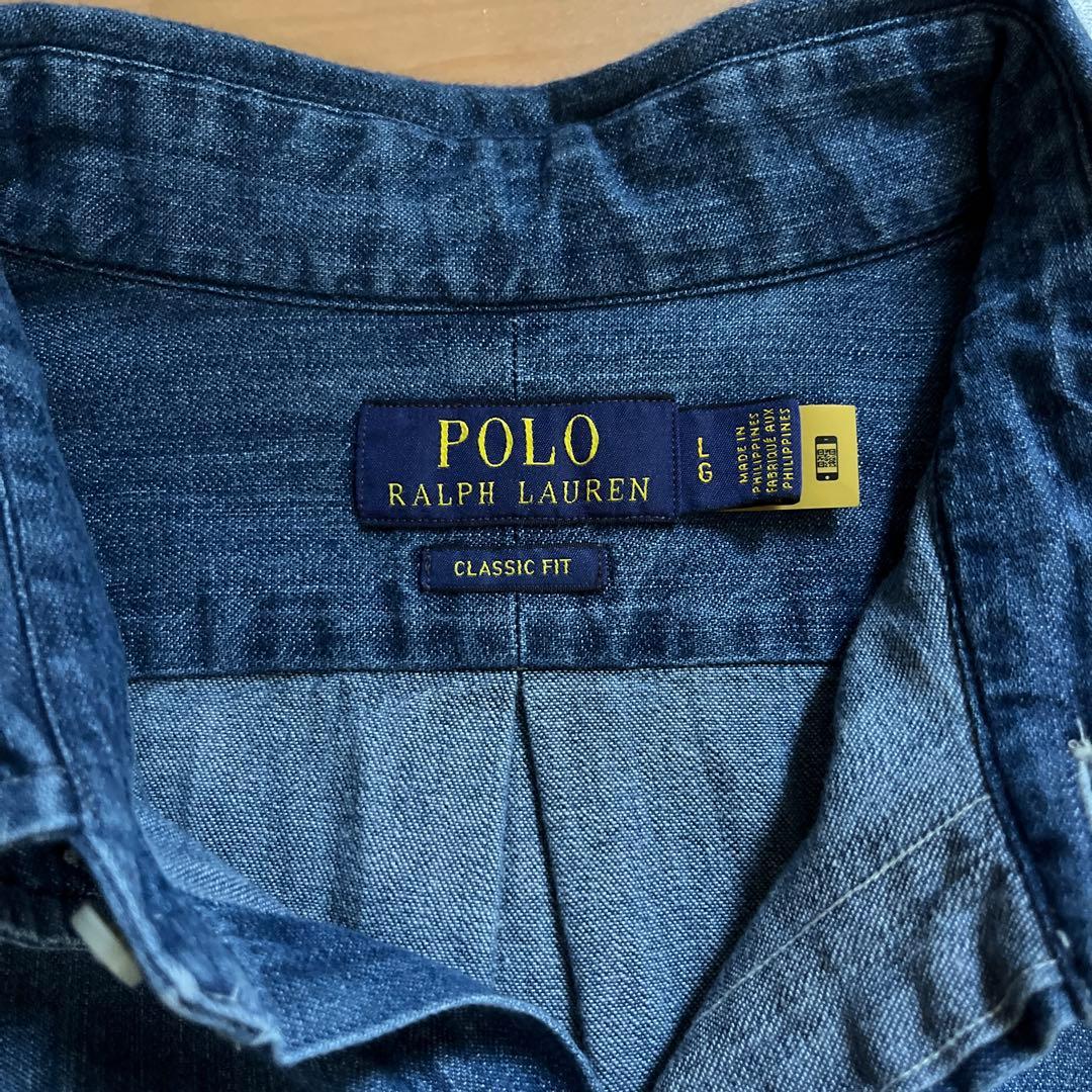 【Lサイズ】Polo Ralph Lauren デニムシャツ