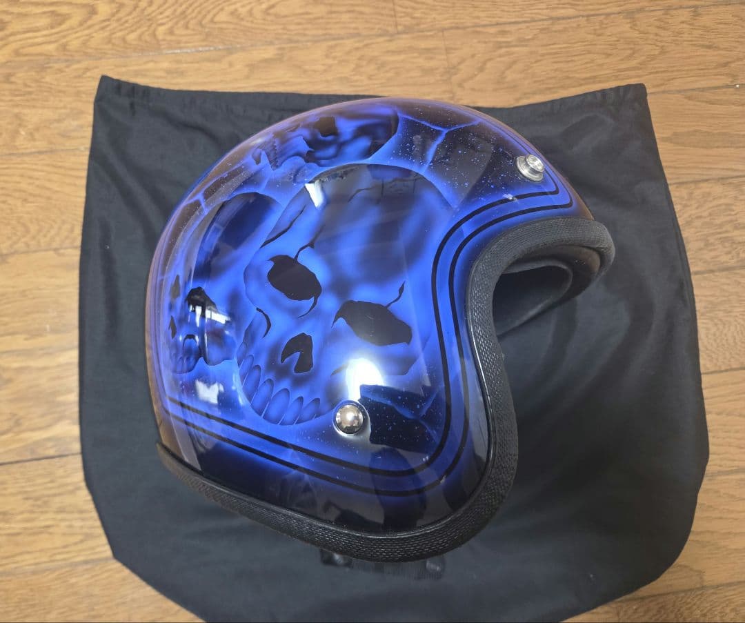 サードアイ ジェットヘル Third-Eye 青色 スピーカー付き