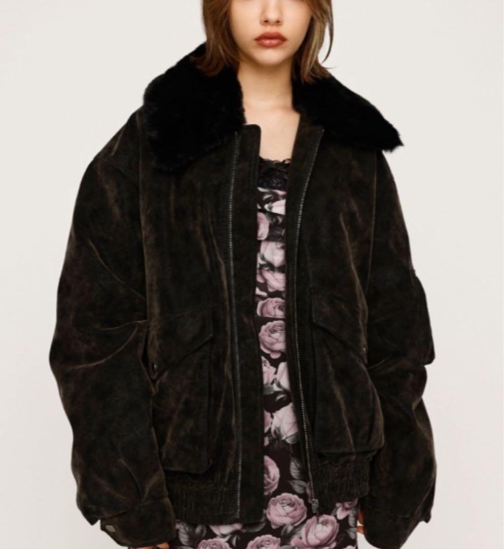 SLY WASHED PUFFER BZ ウォッシュド パッファー ブルゾン