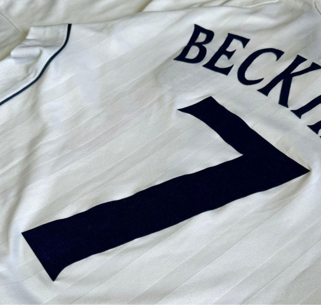 アンブロ　イングランド代表　ベッカム　長袖　ユニフォーム　ゲームシャツ